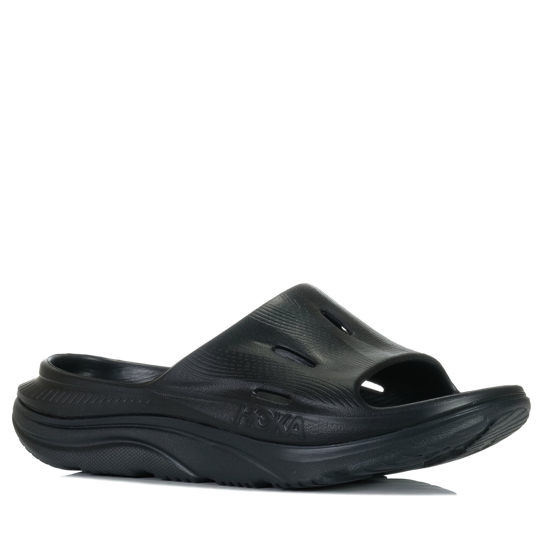 Hoka Ora Recovery Slide 3 Black Unisex Sandals