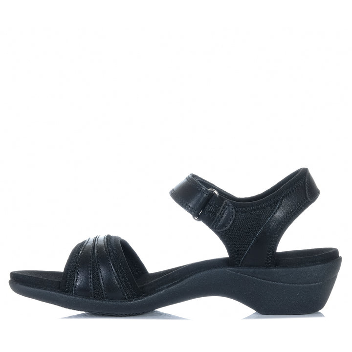 Hush Puppies Amazing Black Womens Sandals