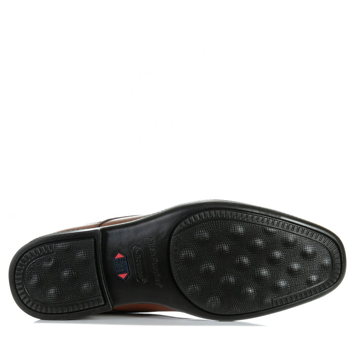 Hush Puppies Cale Tan Burnish Mens Shoes