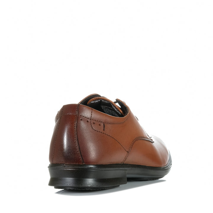 Hush Puppies Cale Tan Burnish Mens Shoes