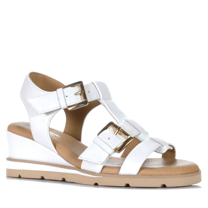 Hush Puppies Cally White Womens Sandals