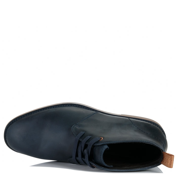 Hush Puppies Gibson Navy Mens Boots