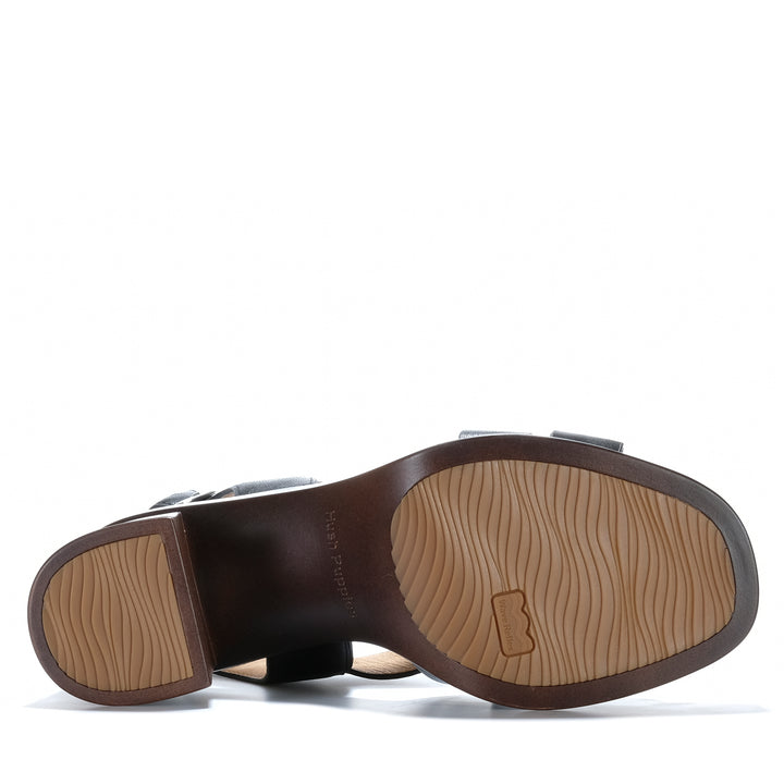 Hush Puppies Halo Black Womens Sandals