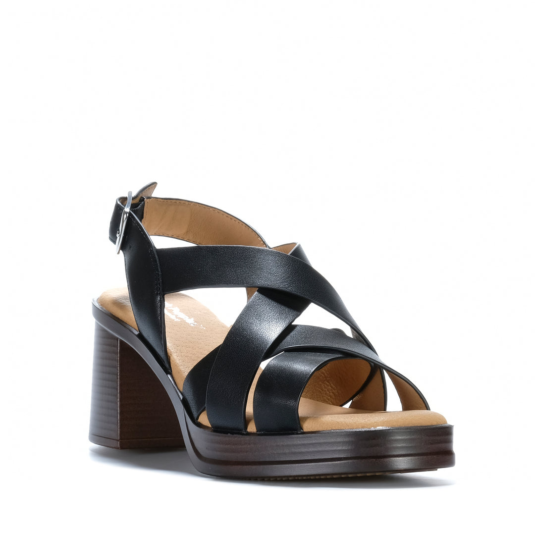 Hush Puppies Halo Black Womens Sandals