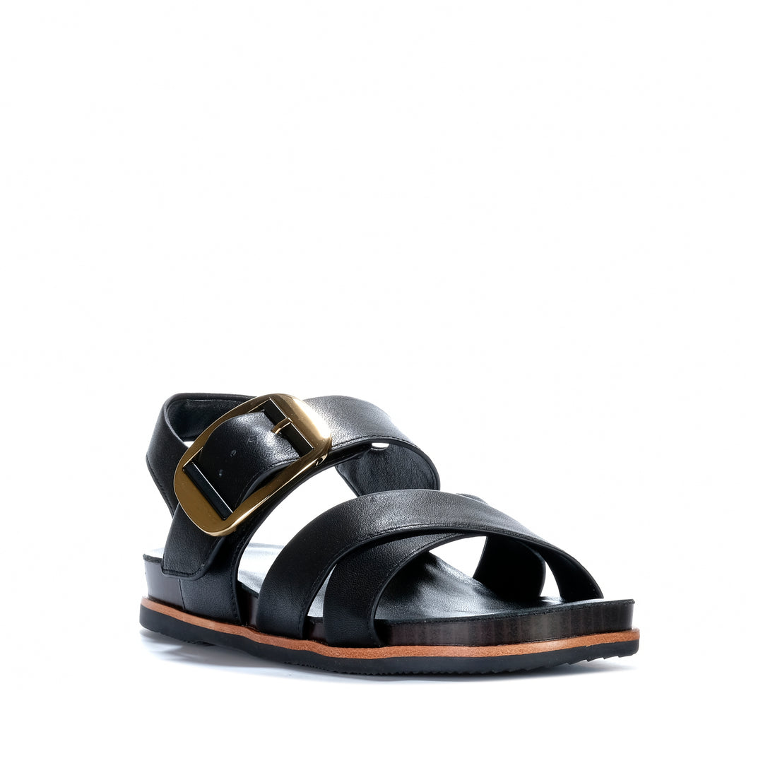 Hush Puppies Jester Black Womens Sandals