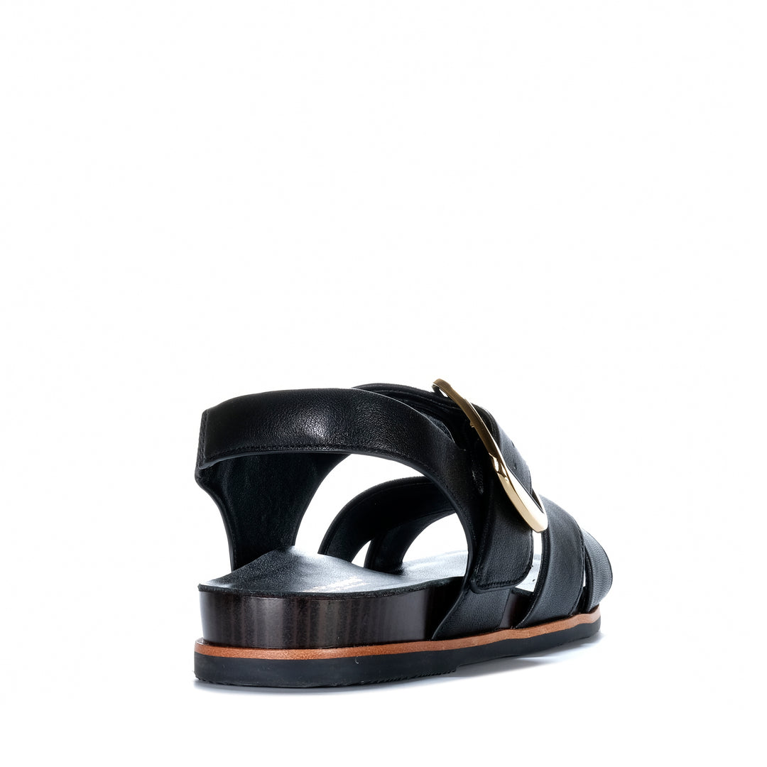 Hush Puppies Jester Black Womens Sandals