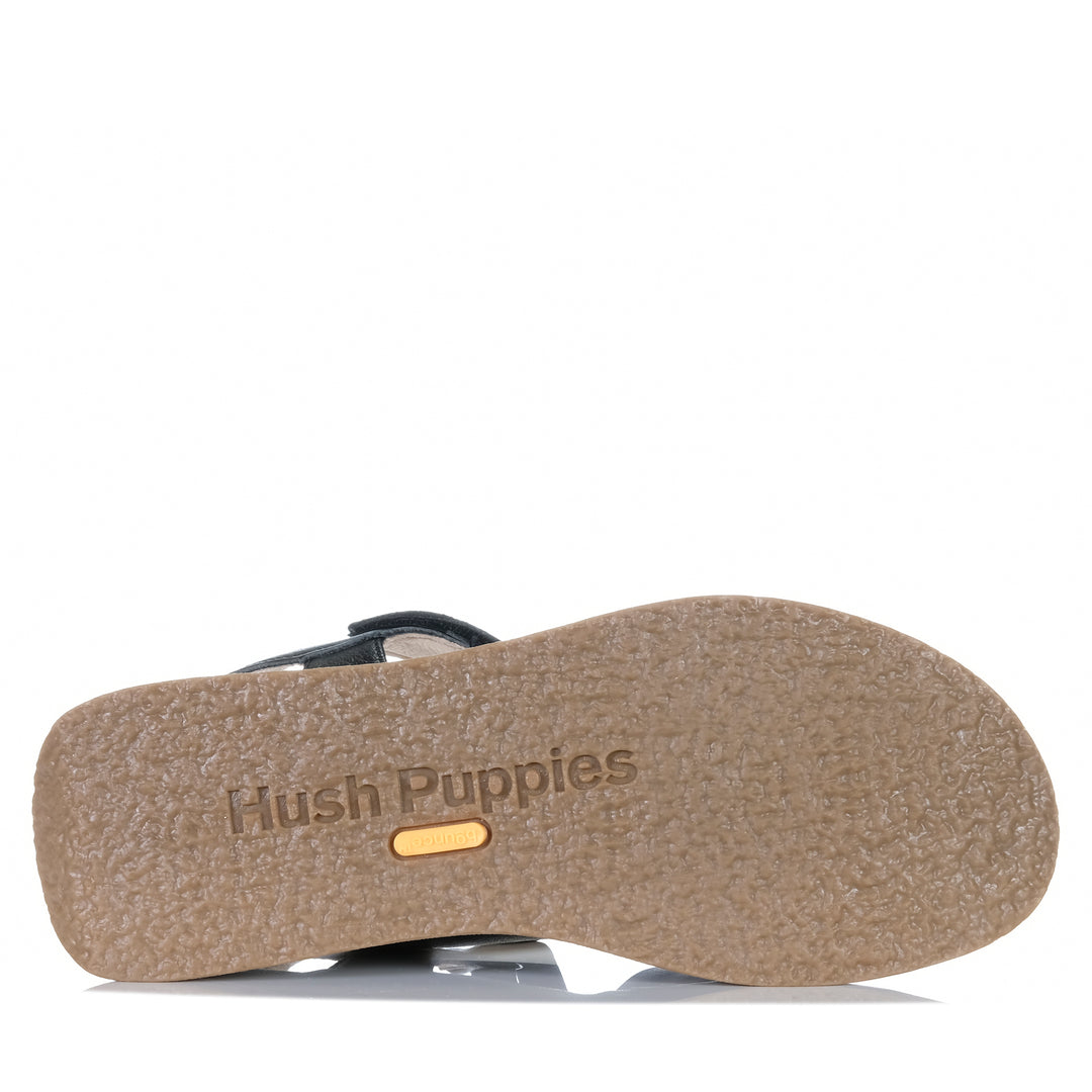 Hush Puppies Kazumi Black Womens Sandals