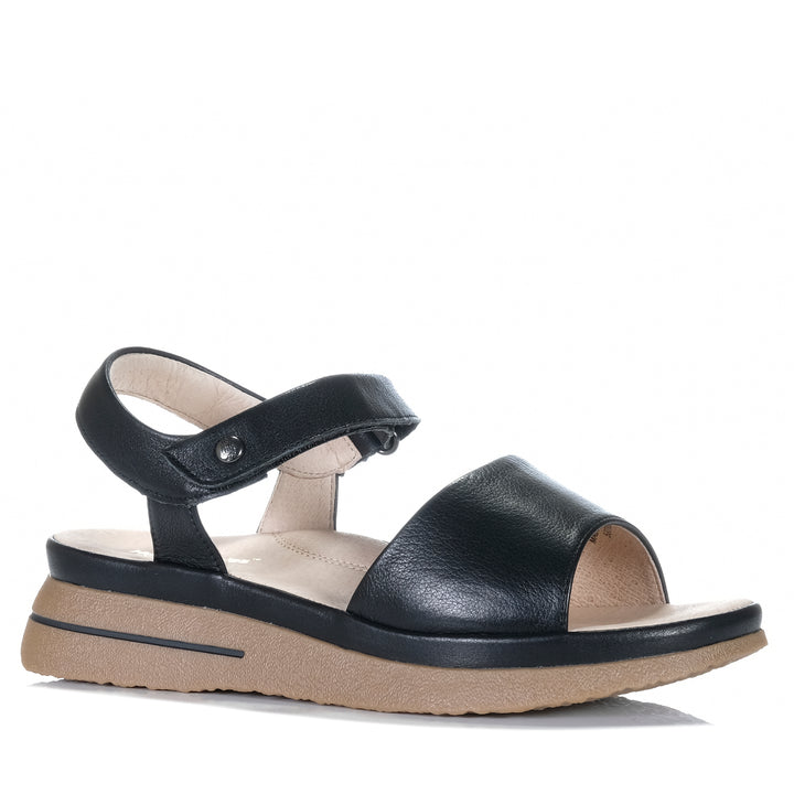 Hush Puppies Kazumi Black Womens Sandals