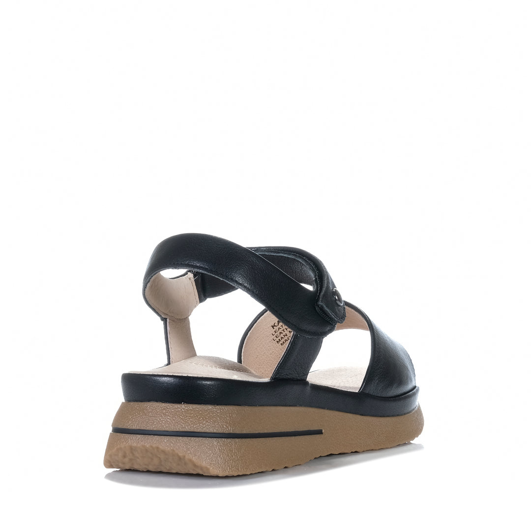 Hush Puppies Kazumi Black Womens Sandals