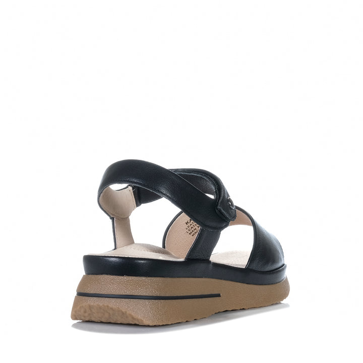 Hush Puppies Kazumi Black Womens Sandals