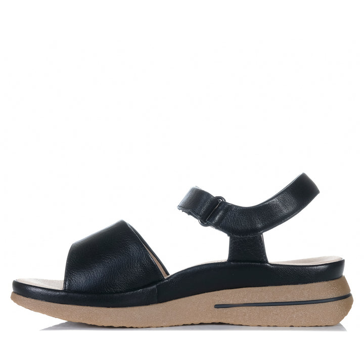 Hush Puppies Kazumi Black Womens Sandals