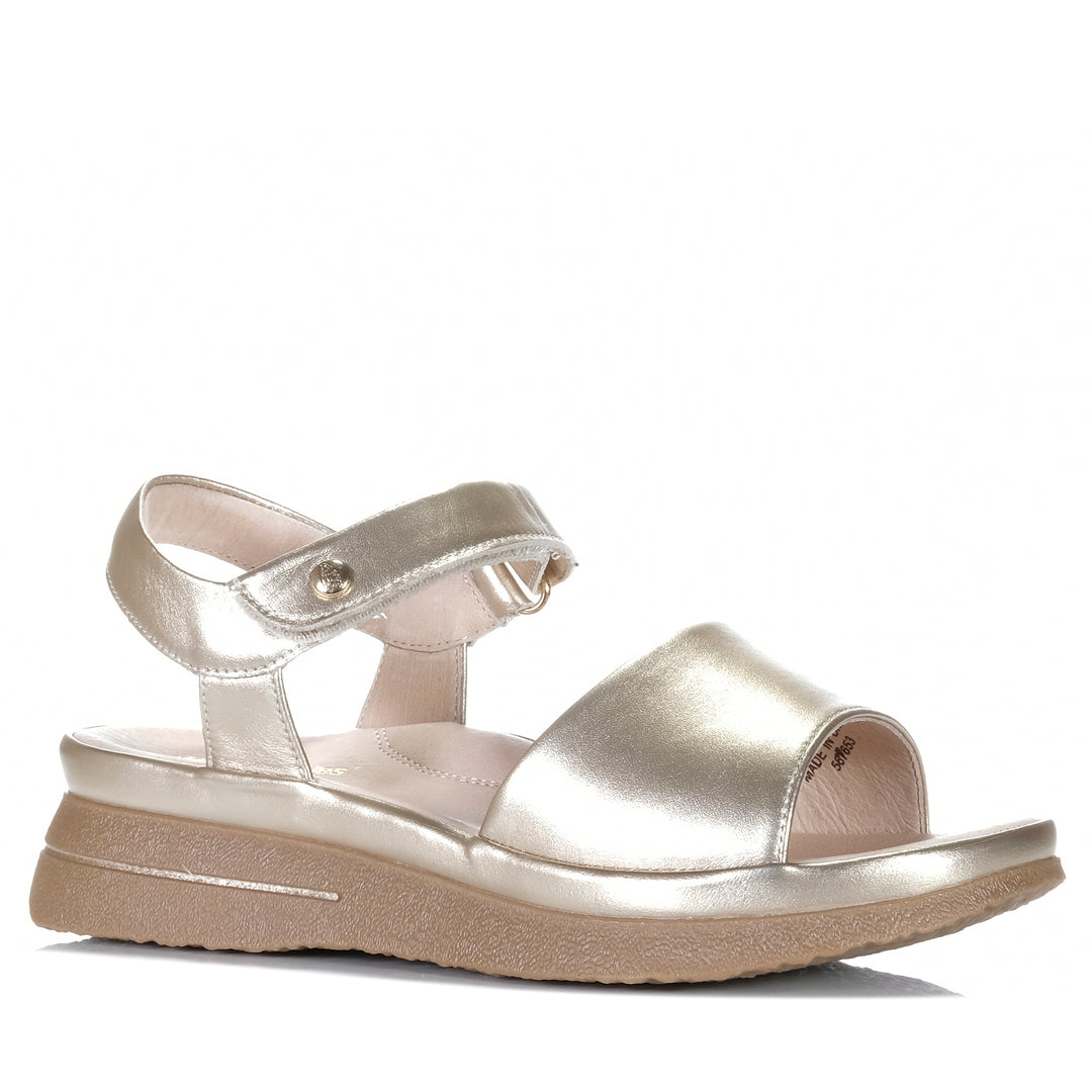 Hush Puppies Kazumi Soft Gold Womens Sandals