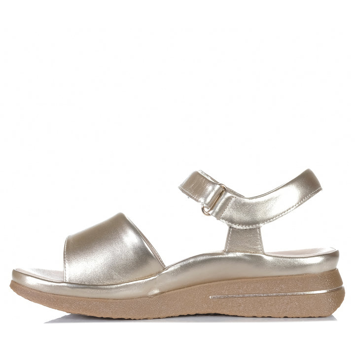Hush Puppies Kazumi Soft Gold Womens Sandals