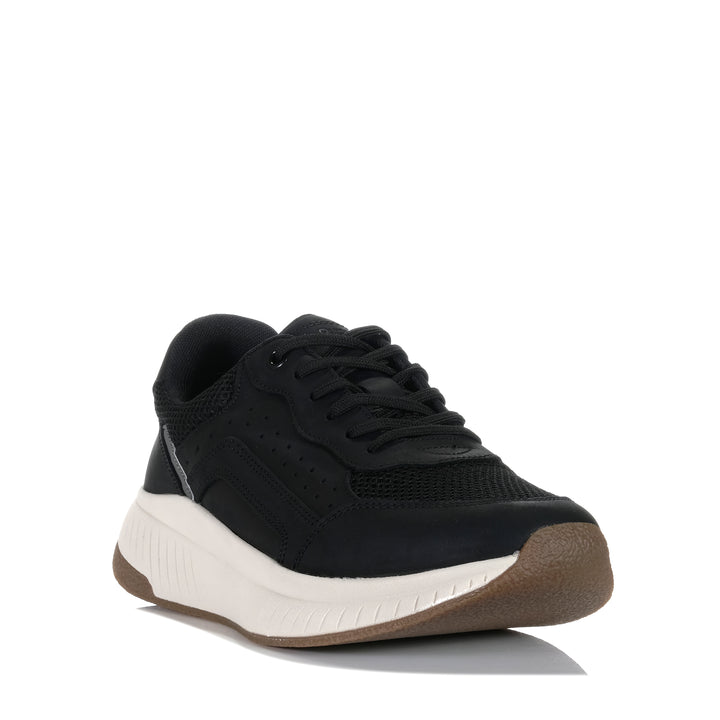 Hush Puppies Keegan Black Mens Sneakers