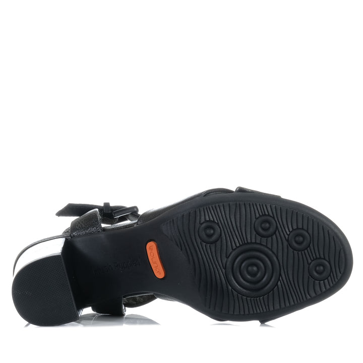 Hush Puppies Lush Black Womens Sandals