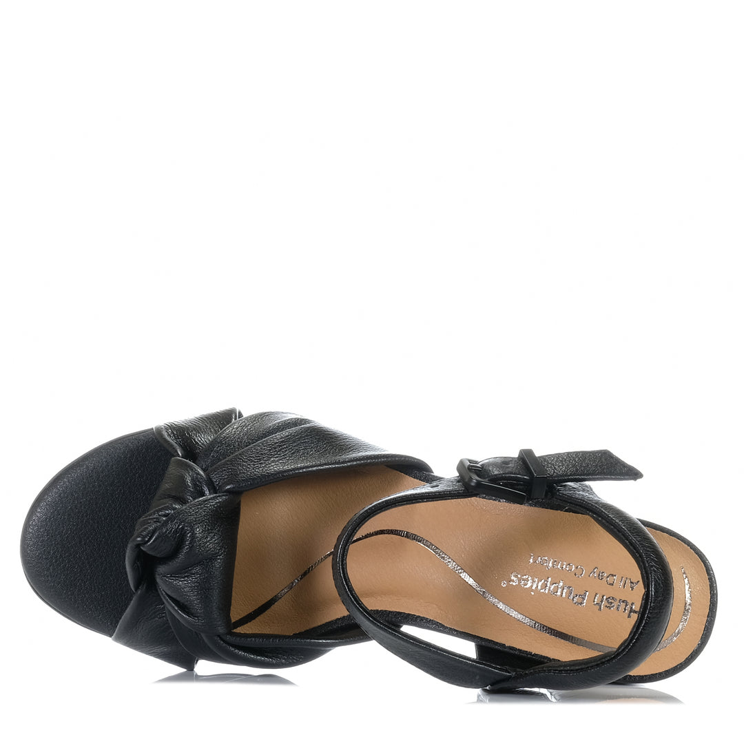 Hush Puppies Lush Black Womens Sandals