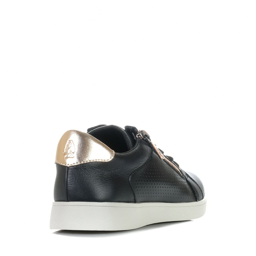 Hush Puppies Mimosa Perf Black/Copper Womens Sneakers