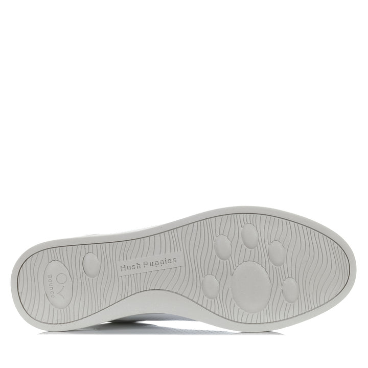 Hush Puppies Mimosa Perf White/Copper Womens Sneakers