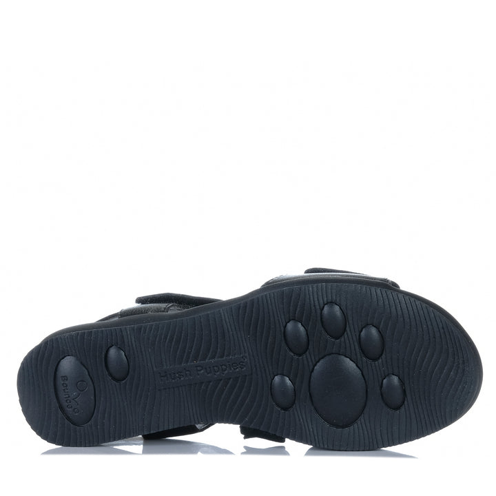 Hush Puppies Nessa Black Womens Sandals