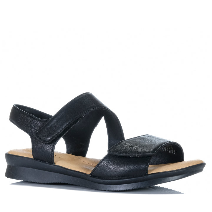 Hush Puppies Nessa Black Womens Sandals