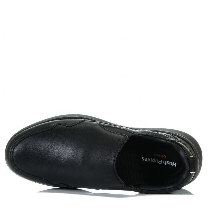 Hush Puppies Route Black Mens Shoes