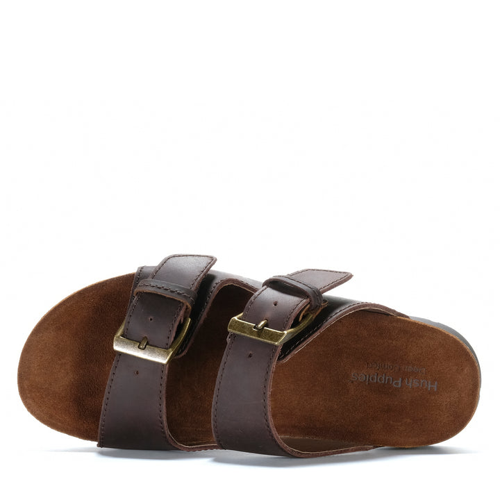 Hush Puppies Salton Brown Mens Sandals
