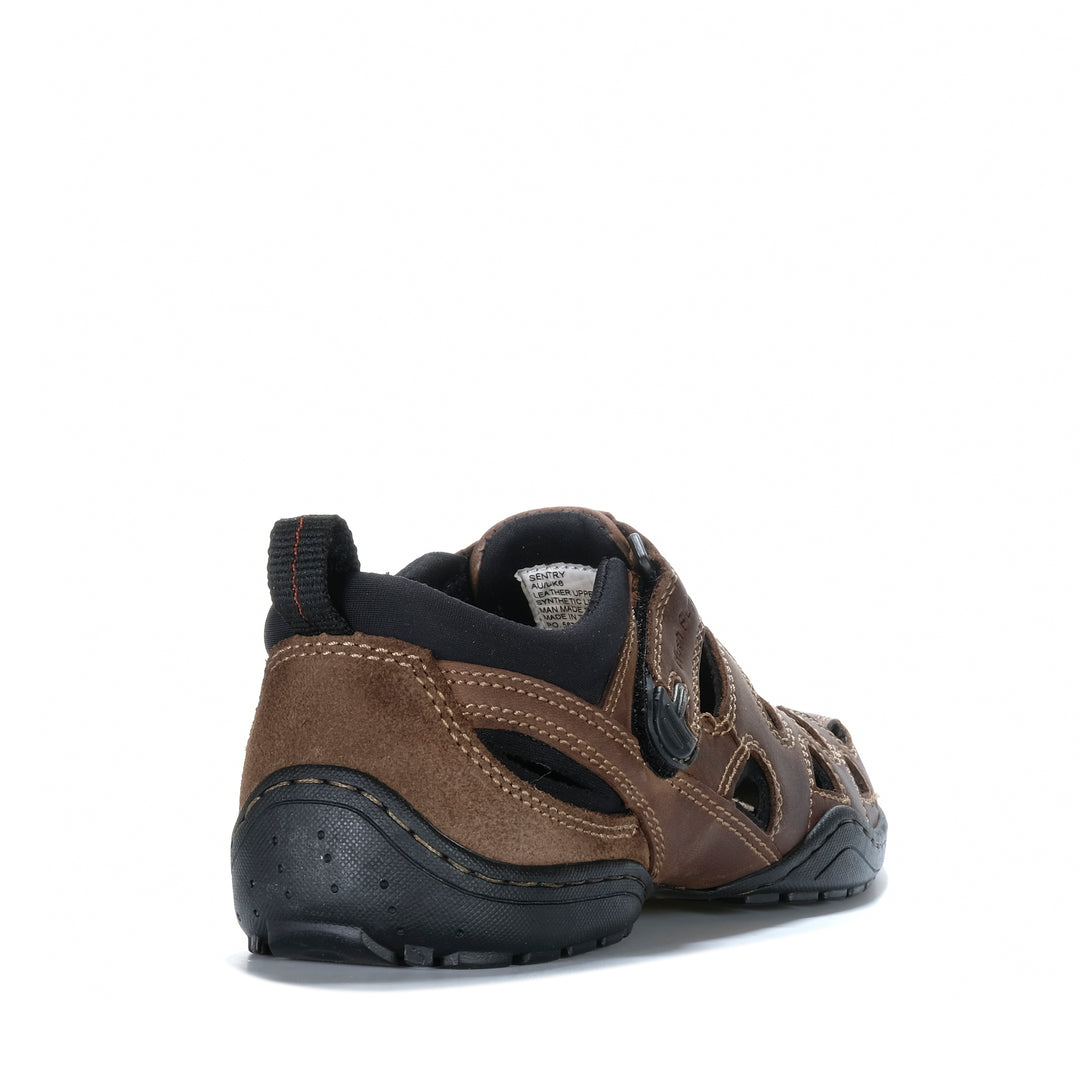Hush Puppies Sentry Brown Mens Sandals