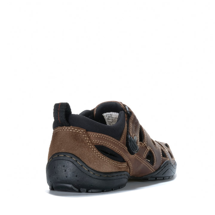 Hush Puppies Sentry Brown Mens Sandals