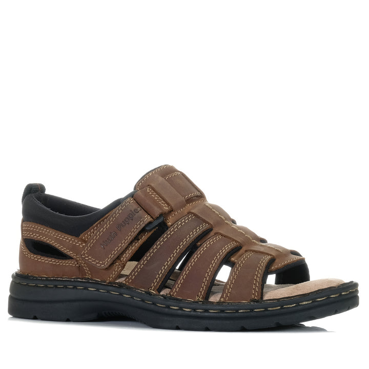 Hush Puppies Spartan Brown Mens Sandals
