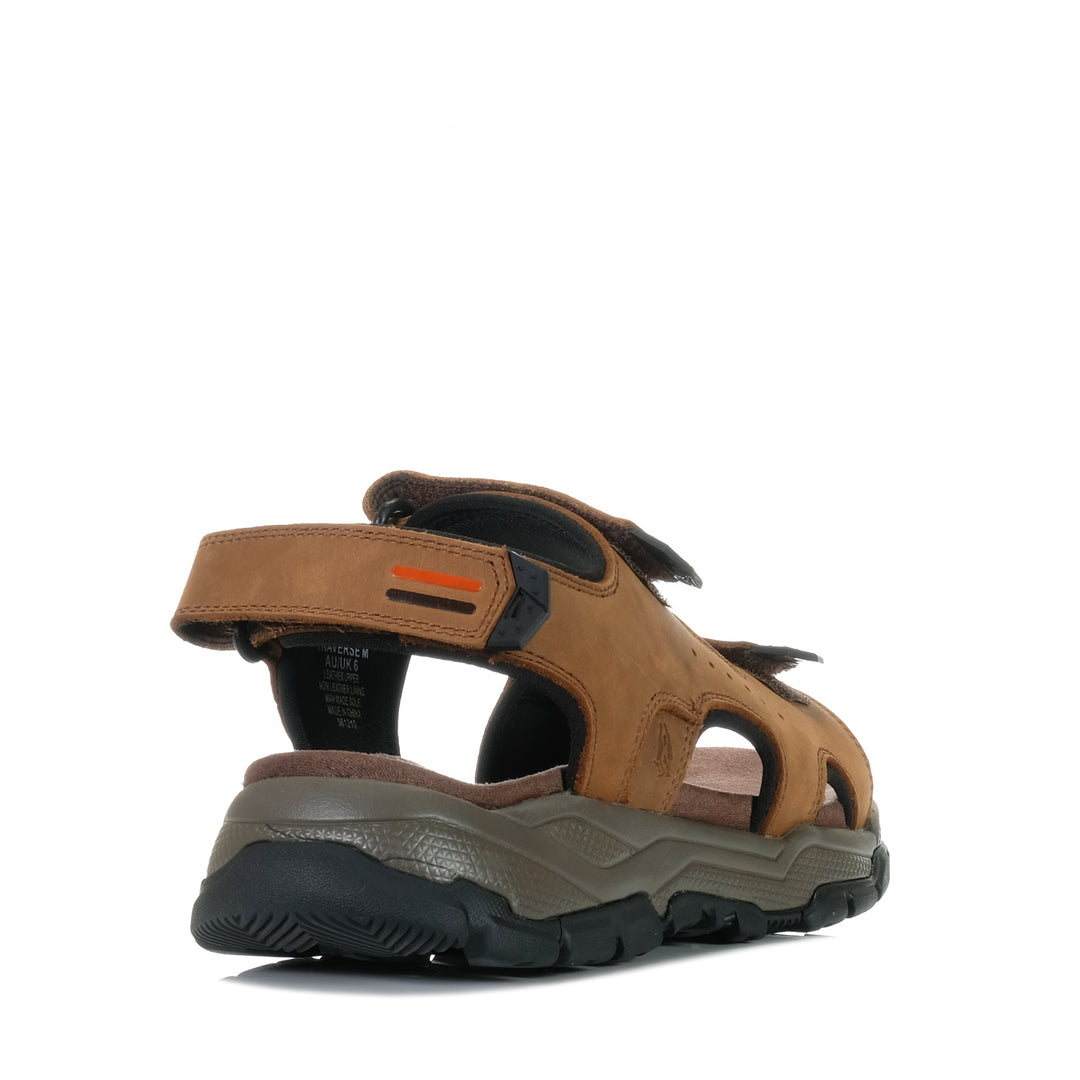 Hush Puppies Traverse Brown Wild Mens Sandals