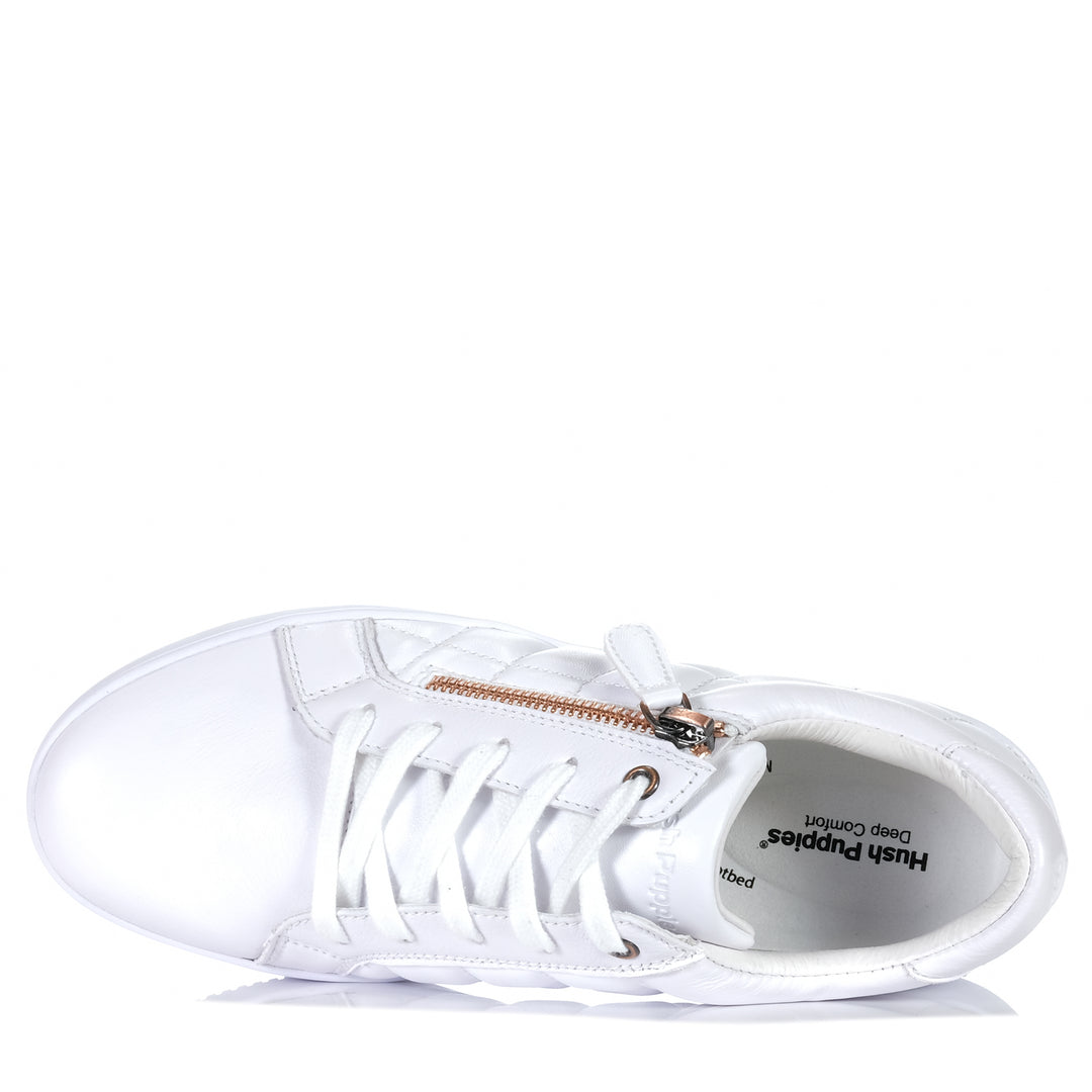 Hush Puppies Value White Womens Sneakers
