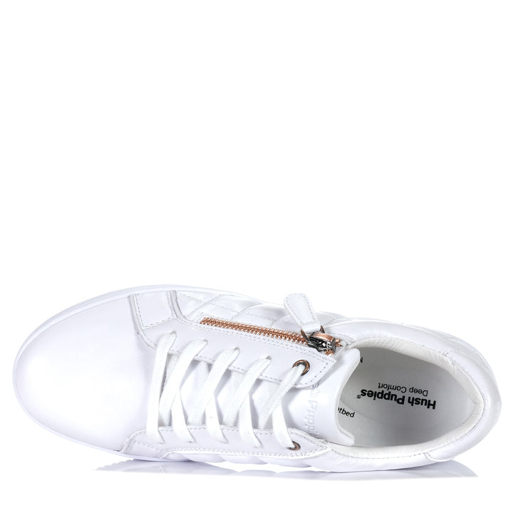 Hush Puppies Value White Womens Sneakers