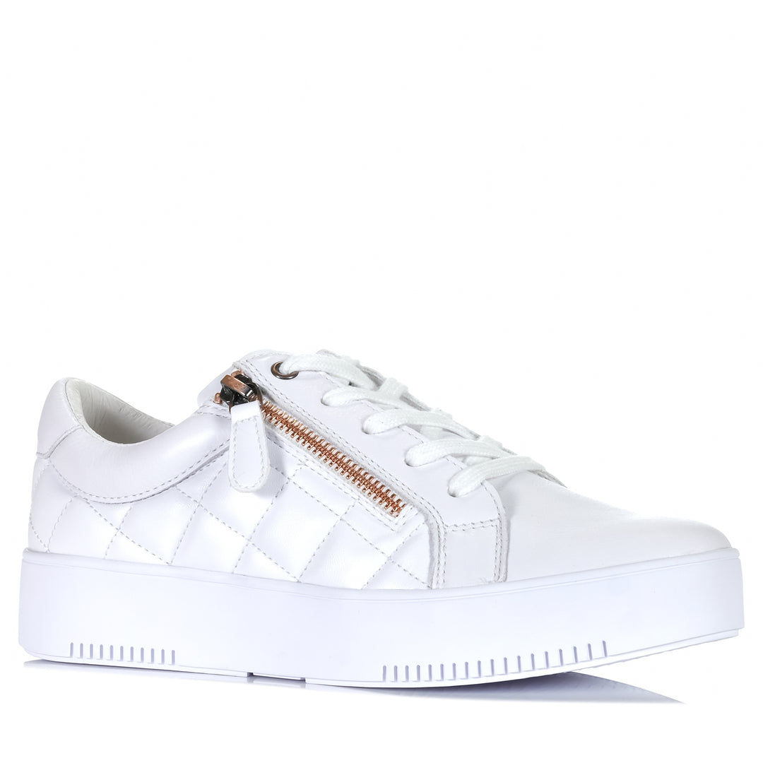 Hush Puppies Value White Womens Sneakers