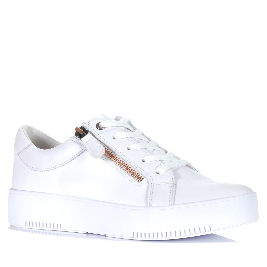 Hush Puppies Virtue White Womens Sneakers