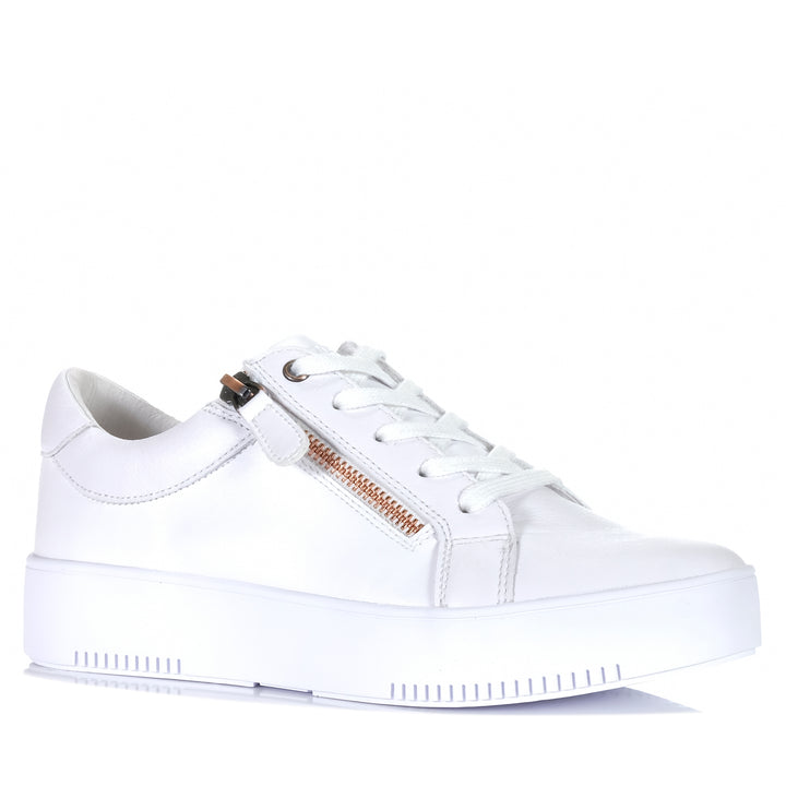 Hush Puppies Virtue White Womens Sneakers