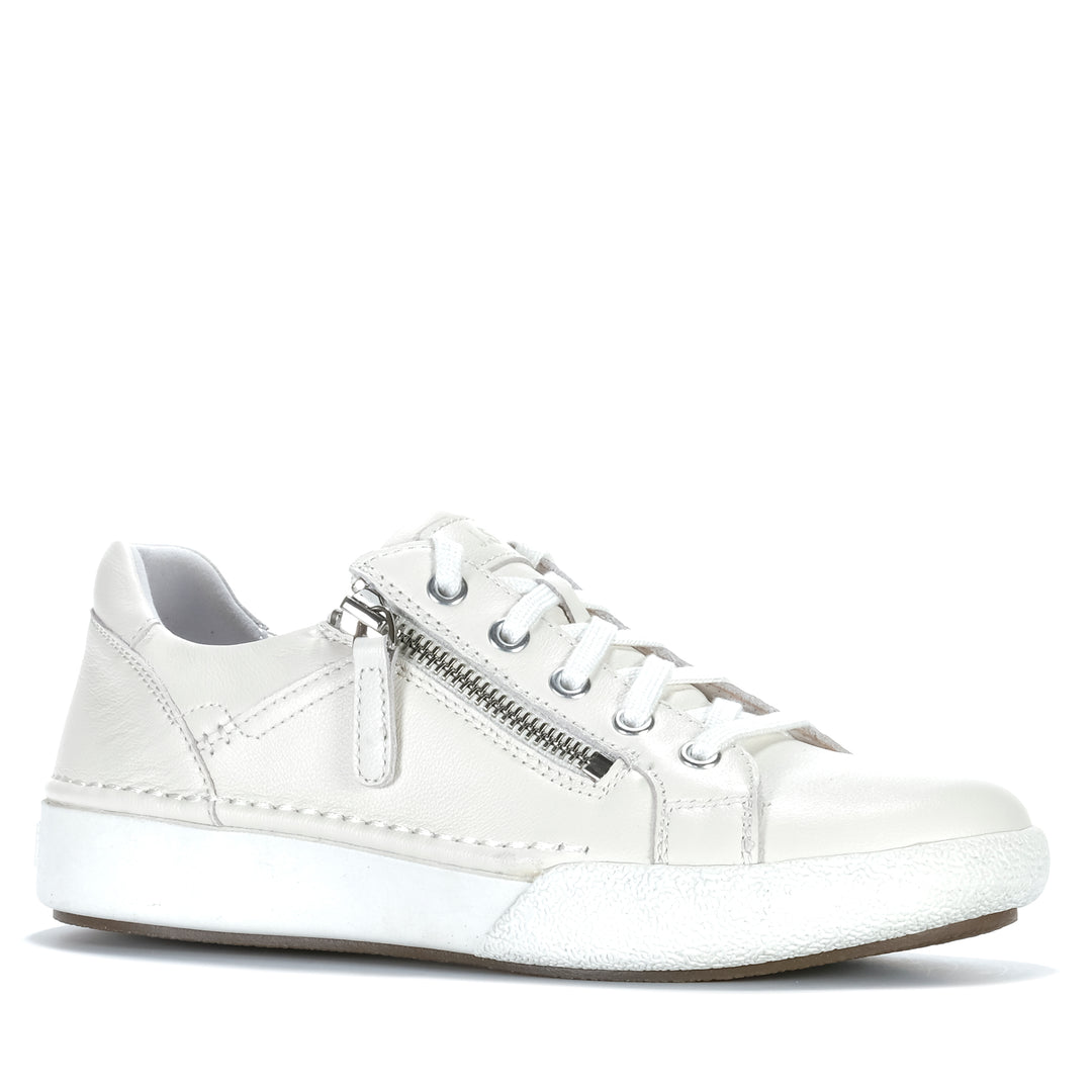Josef Seibel Claire 03 White Womens Sneakers