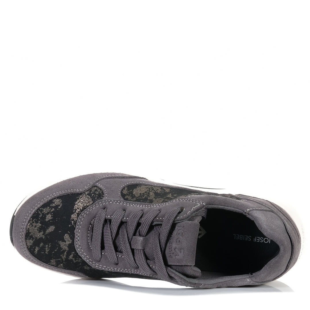 Josef Seibel Elli 04 Asphalt Kombi Grey Womens Sneakers