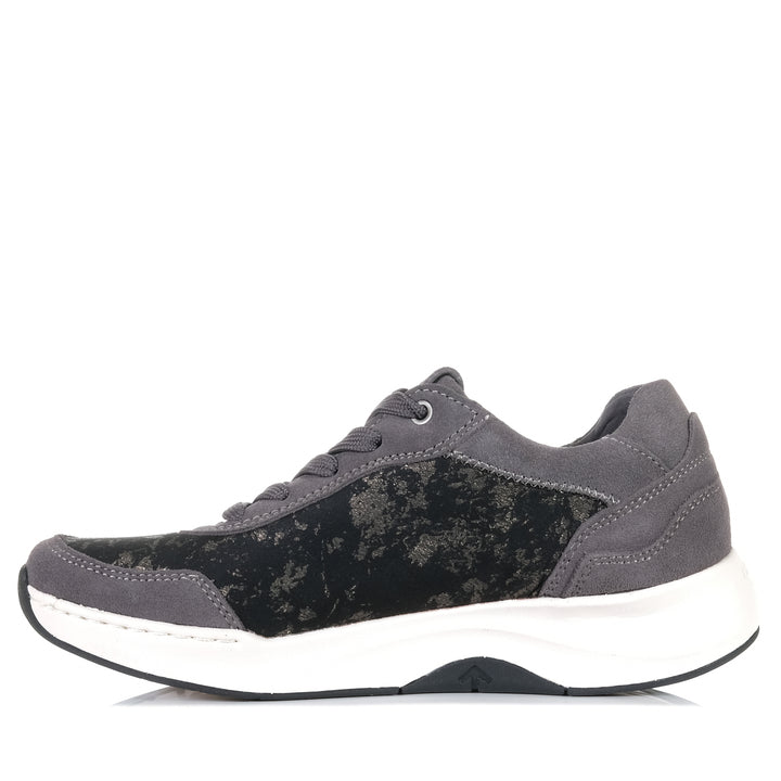 Josef Seibel Elli 04 Asphalt Kombi Grey Womens Sneakers