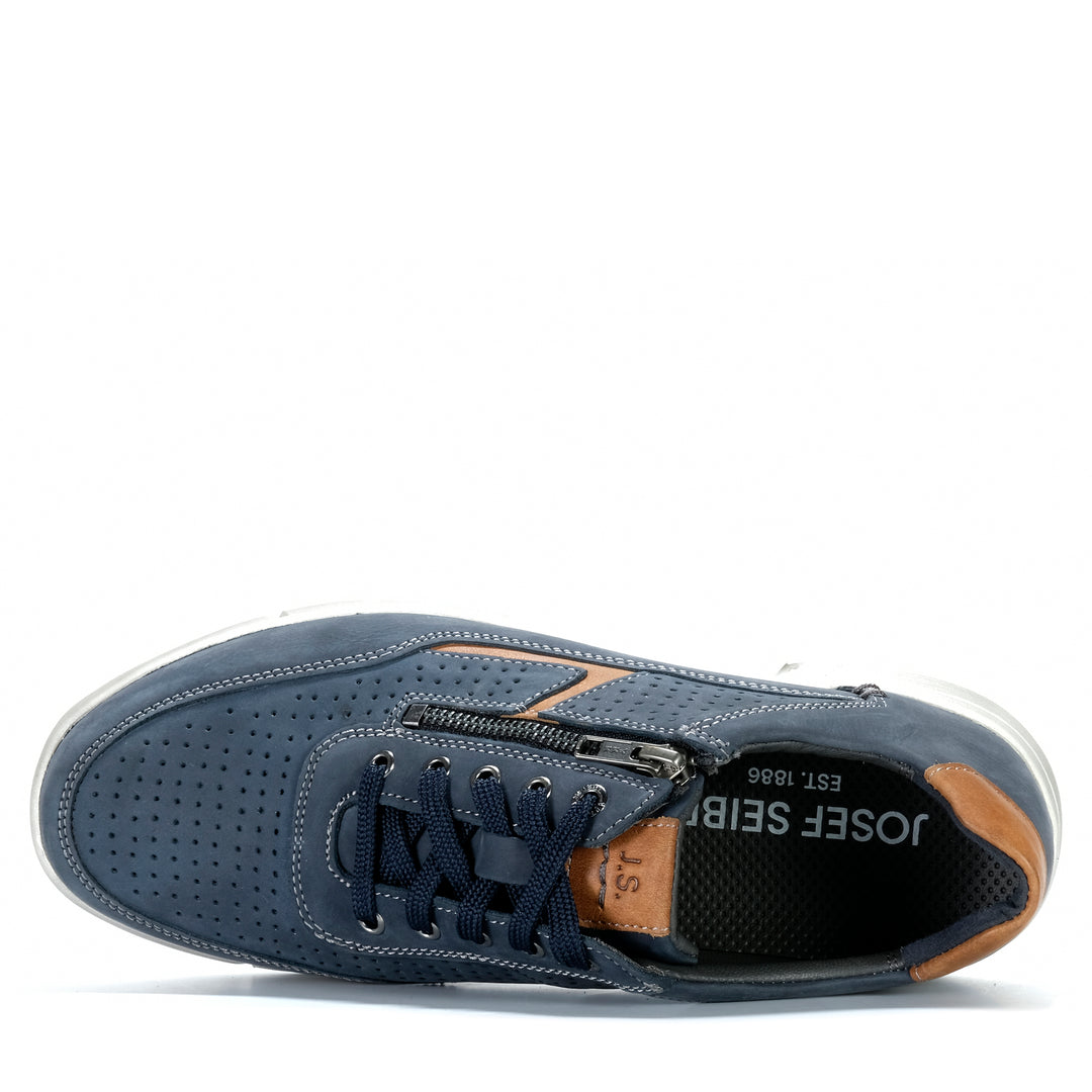 Josef Seibel Enrico 32 Indigo Combo Mens Shoes