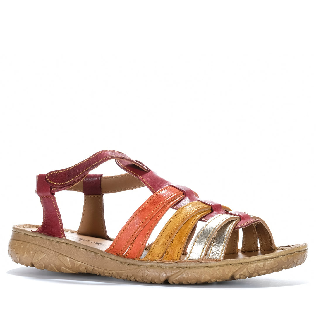Josef Seibel Ivy 02 Rot Multi Womens Sandals