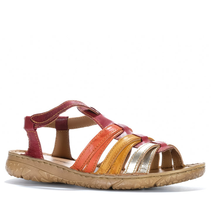 Josef Seibel Ivy 02 Rot Multi Womens Sandals