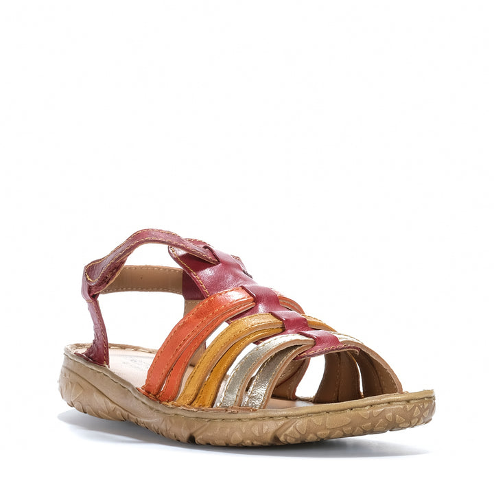 Josef Seibel Ivy 02 Rot Multi Womens Sandals