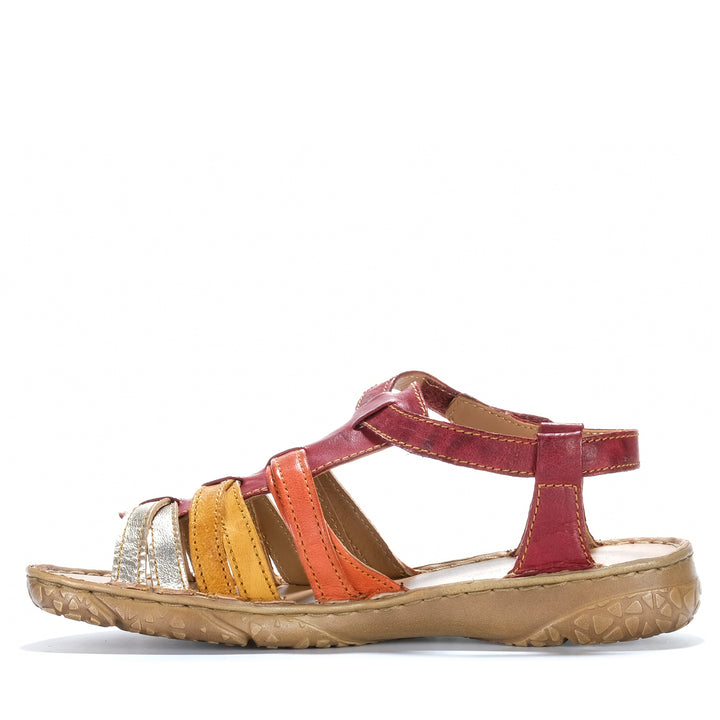 Josef Seibel Ivy 02 Rot Multi Womens Sandals