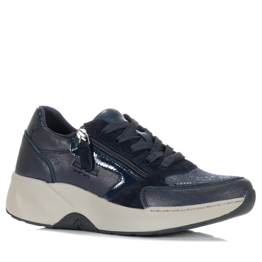 Josef Seibel Lissi 03 Dunkelblau Blue Womens Sneakers