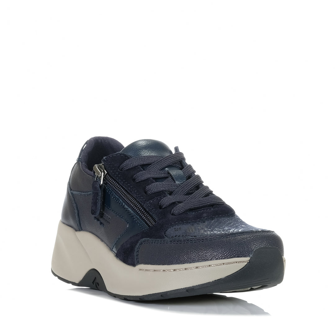 Josef Seibel Lissi 03 Dunkelblau Blue Womens Sneakers