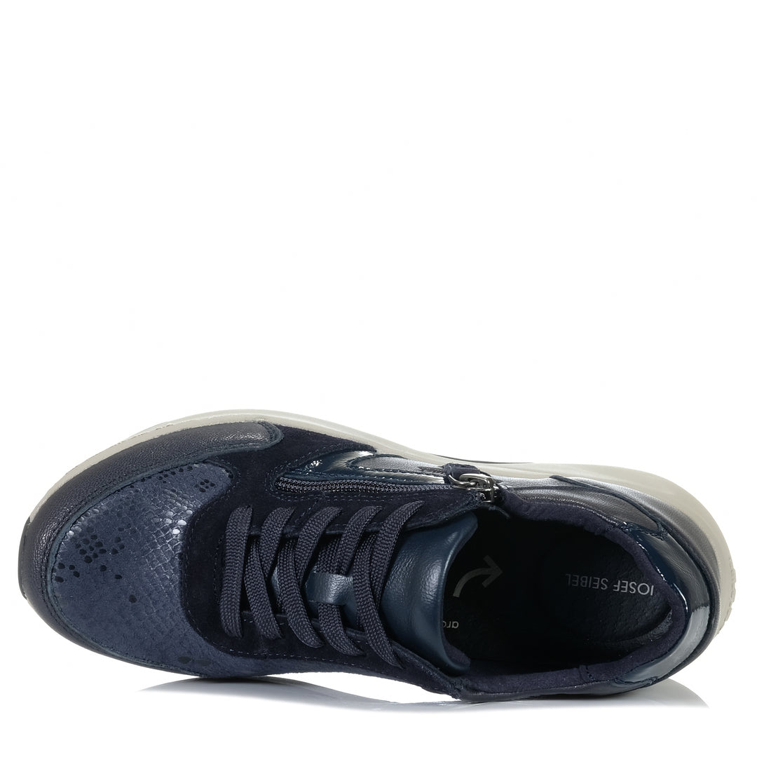 Josef Seibel Lissi 03 Dunkelblau Blue Womens Sneakers