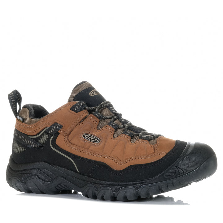 Keen Men's Targhee IV Waterproof Bison/Black, 10 US, 10.5 US, 11 US, 11.5 US, 12 US, 13 US, 14 US, 8 US, 8.5 US, 9 US, 9.5 US, brown, hiking, keen, mens, sports, walking, waterproof