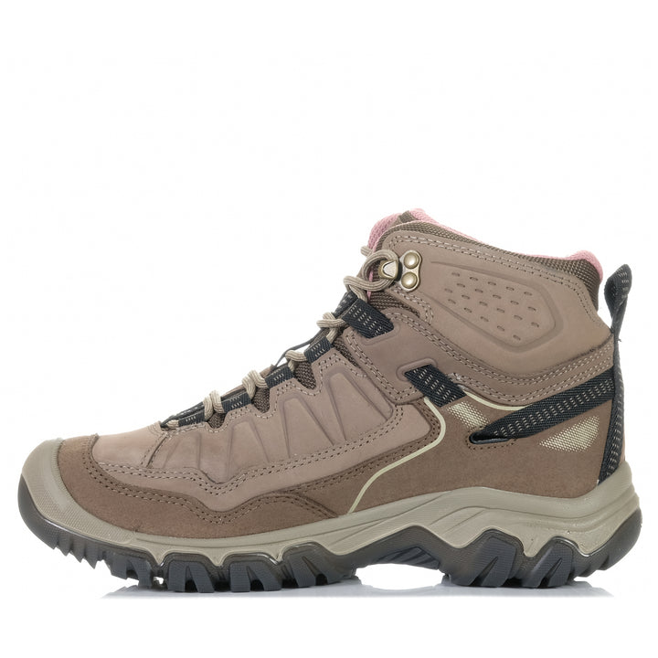 Keen Women's Targhee IV Mid Waterproof Brindle/Nostalgia Rose Womens Sports