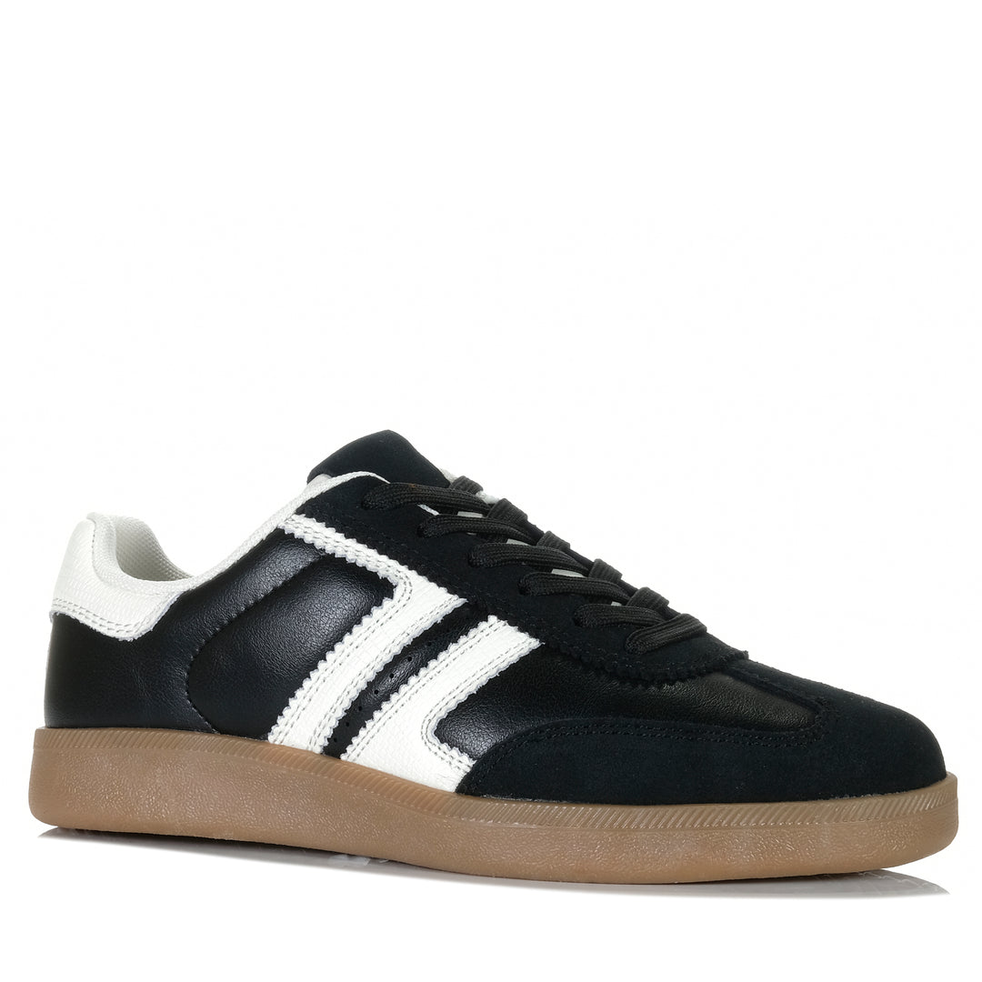 Le Sansa Jasper Black/White Womens Shoes