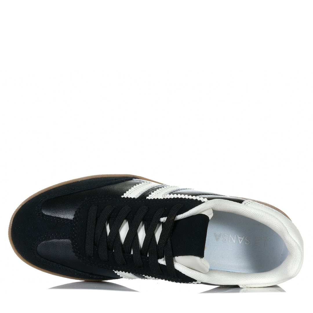 Le Sansa Jasper Black/White Womens Shoes